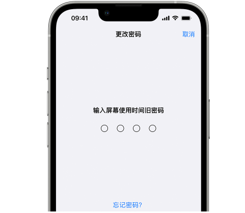 洮北iPhone屏幕维修分享iPhone屏幕使用时间密码忘记了怎么办 