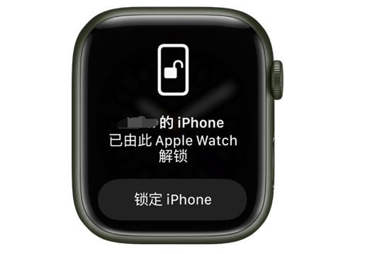 洮北苹果手机维修分享用 AppleWatch 解锁配备面容 ID 的 iPhone方法 