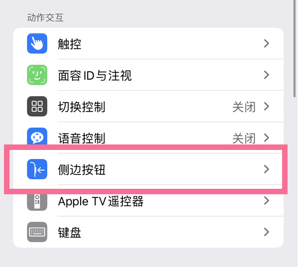 洮北苹果14维修店分享iPhone14 Plus侧键双击下载功能关闭方法 