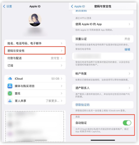 洮北苹果手机维修分享iOS 16 自动验证功能开启方法 